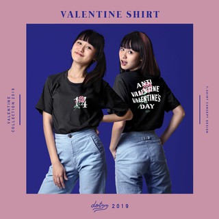 dotdotdot เสื้อยืดผู้หญิง ลาย Valentine(Black)