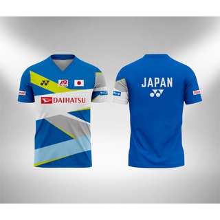 เสื้อกีฬาแบดมินตัน สไตล์ญี่ปุ่น 2021