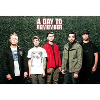 โปสเตอร์ A Day to Remember โปสเตอร์วงดนตรี ภาพวงดนตรี โปสเตอร์ติดผนัง โปสเตอร์สวยๆ poster