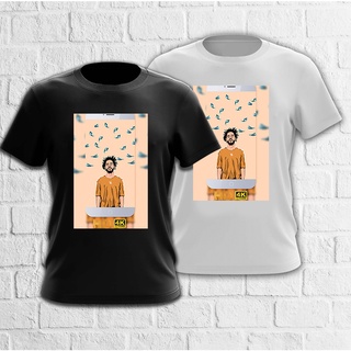 Mashoo เสื้อยืด พิมพ์ลายโปสเตอร์ J.Cole ดาว สไตล์ฮิปฮอป วินเทจ โอเวอร์ไซซ์ แฟชั่นฤดูร้อน สําหรับผู้ชาย ผู้หญิง