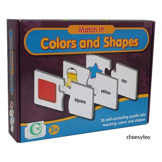 เกมจับคู่สีและรูปร่าง Mathc it Colors &amp; Shapes