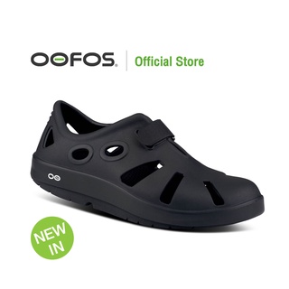 สินค้า OOFOS Recovery Footwear รุ่น Oocandoo Black (ดำ)-Unisex