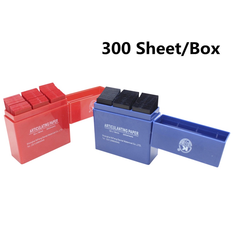 ddydental-แผ่นกระดาษทันตกรรม-สีแดง-ขนาดสินค้า-กว้าง-x-ยาว-x-สูง-55x18-ม-300-แผ่นต่อกล่อง-จํานวน-1-กล่อง