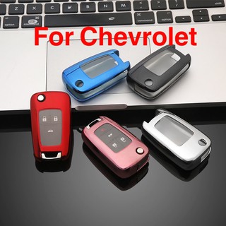 เคสกุญแจรถ TPU ซองกุญแจรถยนต์ เคสกุญแจรถยนต์ถสำหรับ CHEVROLET ready stock