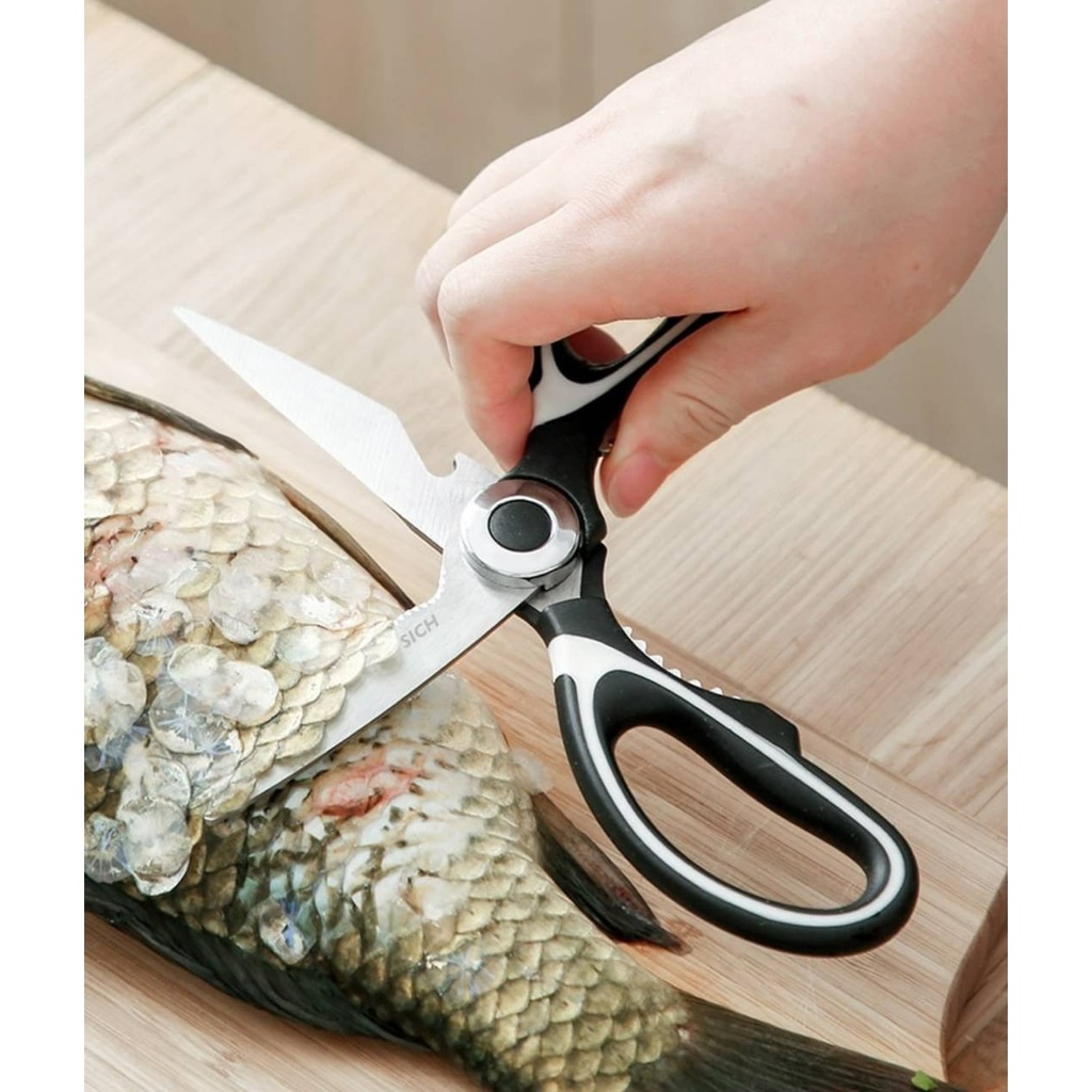 whoestsich-kitchen-scissors-กรรไกรครัวตัดอาหารสแตนเลส-กรรไกรครัว-กรรไกร-กรรไกรสแตนเลส-กรรไกรครัว-กรรไกรตัดอาหาร