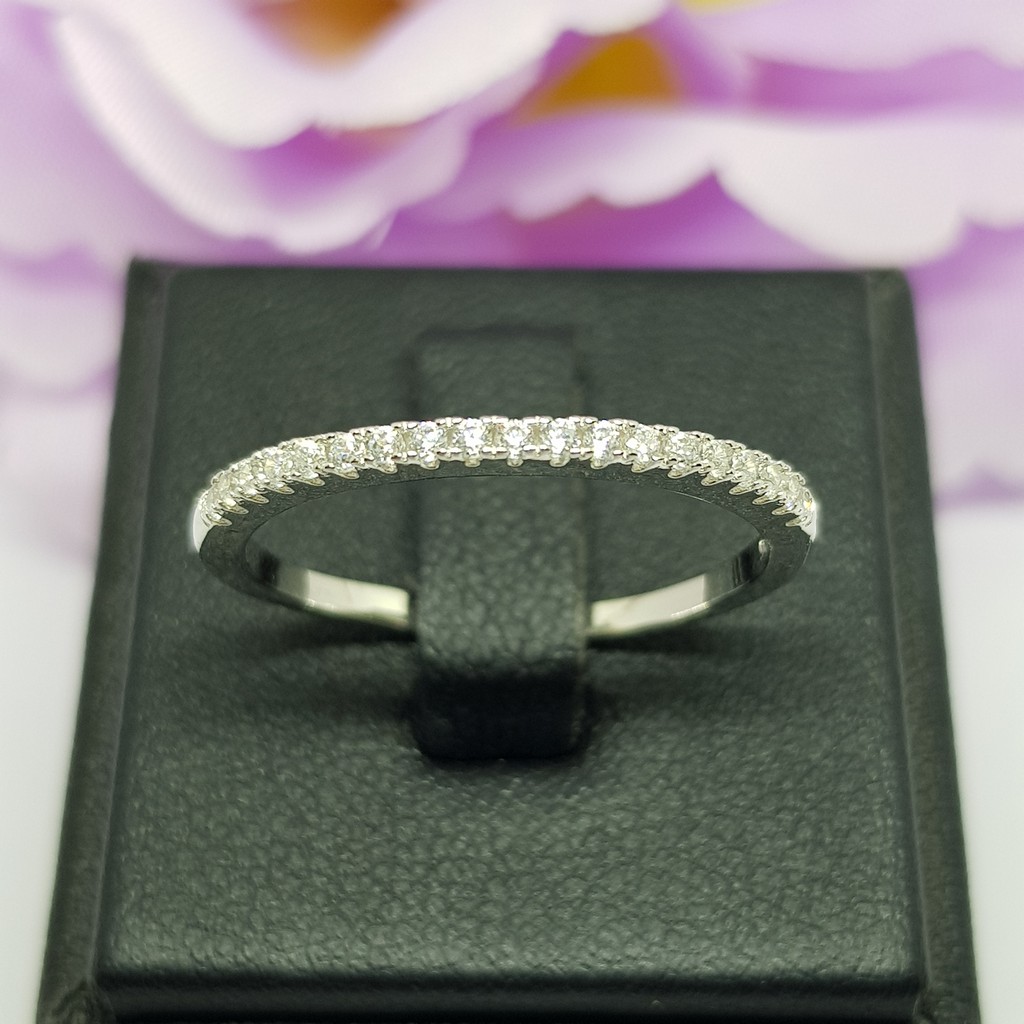ภาพหน้าปกสินค้าMemorine Jewelry แหวนเงินแท้ 925 ฝังเพชรสวิส (CZ) : ONLR88 จากร้าน memorine_jewelry บน Shopee