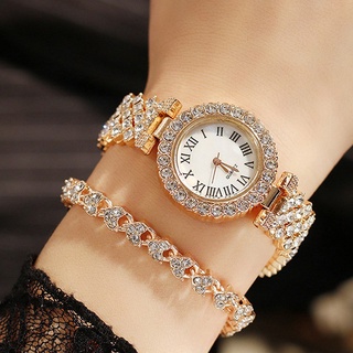 ภาพหน้าปกสินค้านาฬิกาข้อมือ นาฬิกาควอตซ์ สายสเตนเลส แฟชั่นสำหรับผู้หญิง นาฬิกาข้อมือแฟชั่นสําหรับสตรีติดประดับเพชรหรูหรา ที่เกี่ยวข้อง