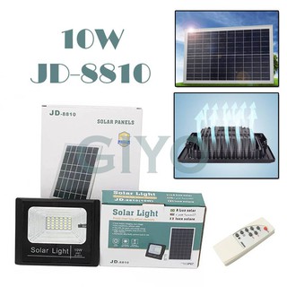 ภาพหน้าปกสินค้าไฟโซล่าเซลล์ Solar LED Light 10W 6500k สปอตไลท์ โซล่าเซลล์ JD-8810 แสงสีขาว / 0643 ที่เกี่ยวข้อง