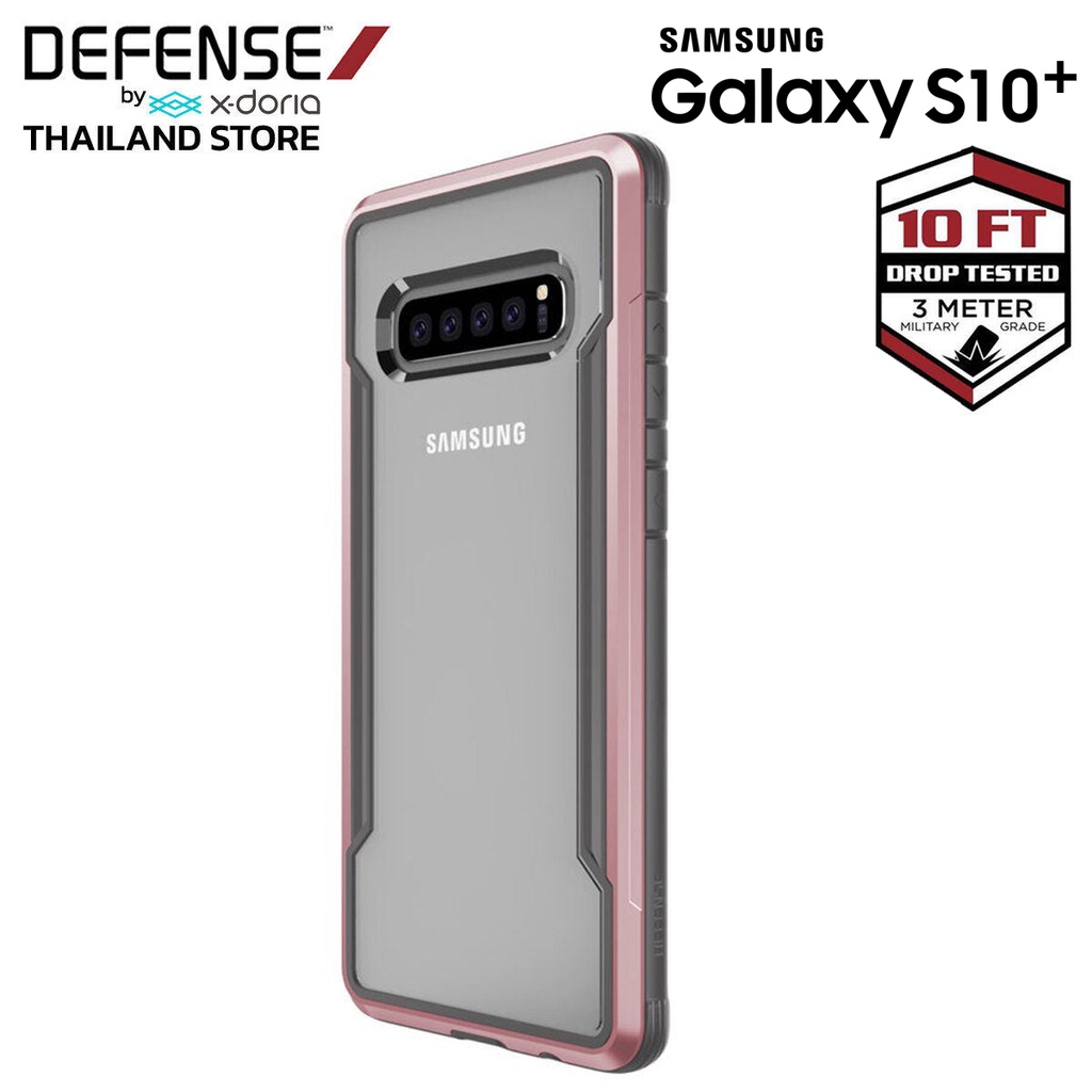 ภาพสินค้าX-Doria Defense Shield เคส Samsung S10+ เคสกันกระแทก 3 เมตร เคสซัมซุง S10Plus เคสมือถือ S10 สินค้าของแท้ 100% for Samsung S10 / S10 Plus จากร้าน hi_star_official บน Shopee ภาพที่ 1