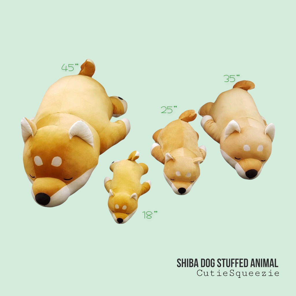 ตุ๊กตาหมาชิบะ-แบบหลับตา-shiba-dog-closed-eyes-stuffed-animal