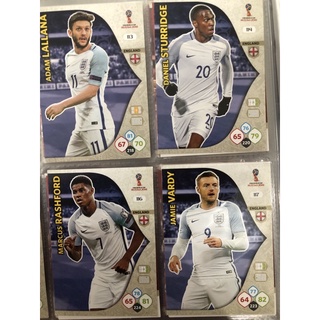 2018 Panini Adrenalyn XL World Cup Russia Soccer Cards England