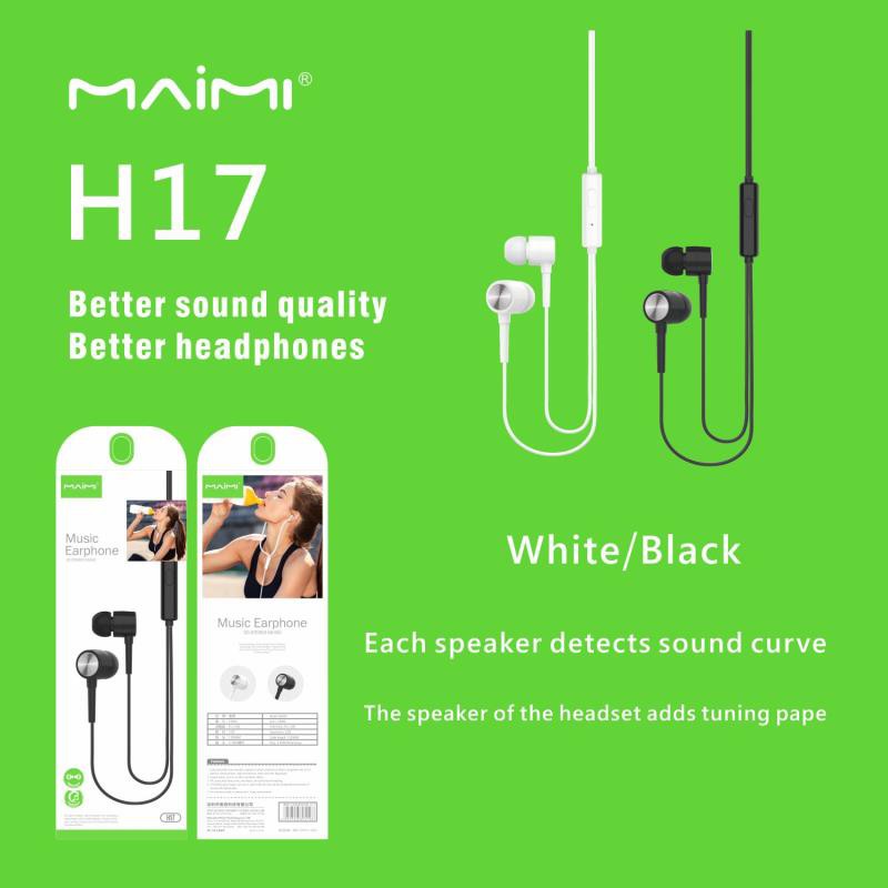 หูฟังสเตอริโอ-maimi-h17-stereo-music-earphone