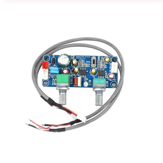 ภาพขนาดย่อของสินค้าบอร์ดขยายเสียงซับวูฟเฟอร์ เบสต่ำ dc 9-32v พรีแอมป์ ปรับระดับเสียงได้