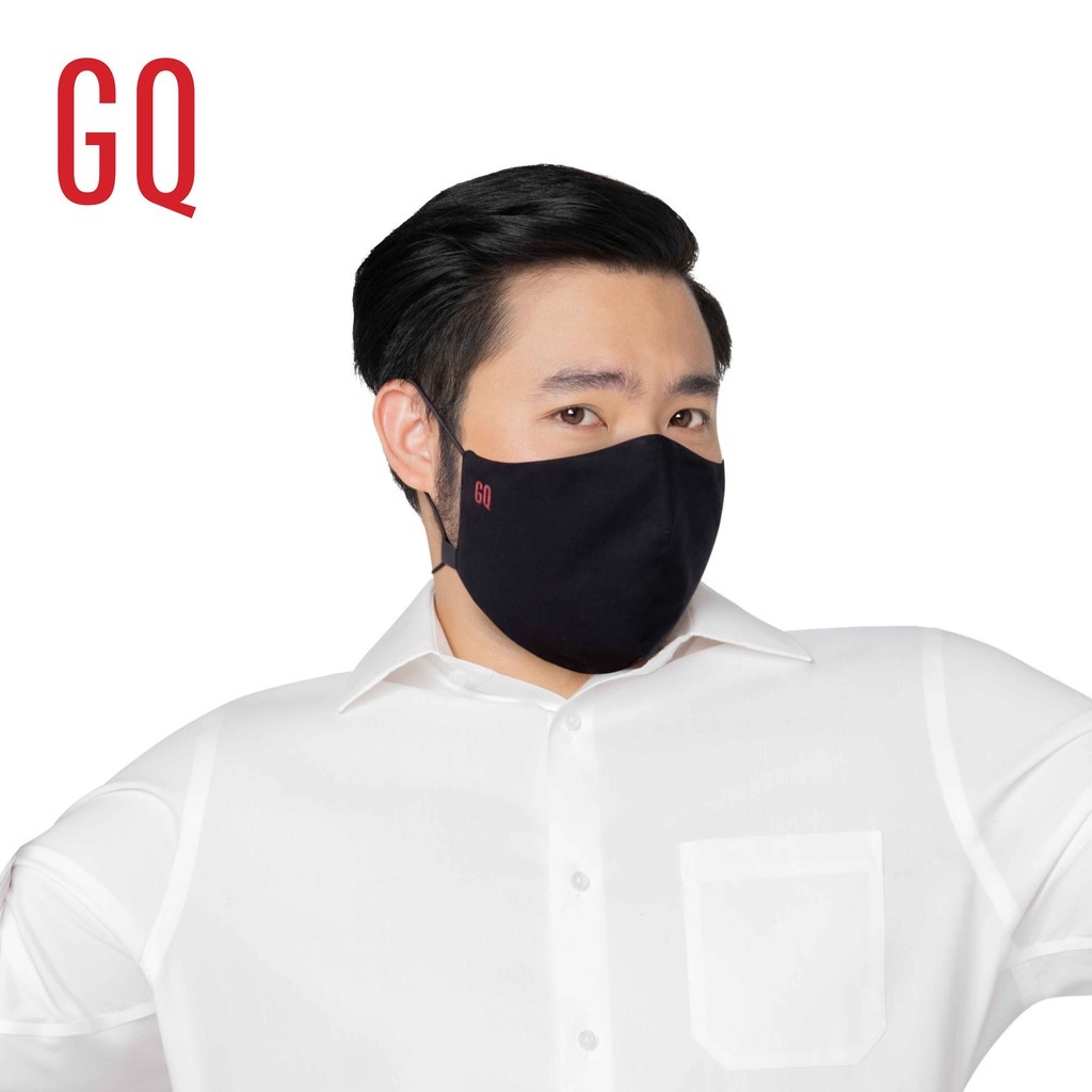ภาพหน้าปกสินค้าGQWhite Mask Plus Size หน้ากากผ้าสะท้อนน้ำไซส์หมี สีดำ จากร้าน gqsize บน Shopee