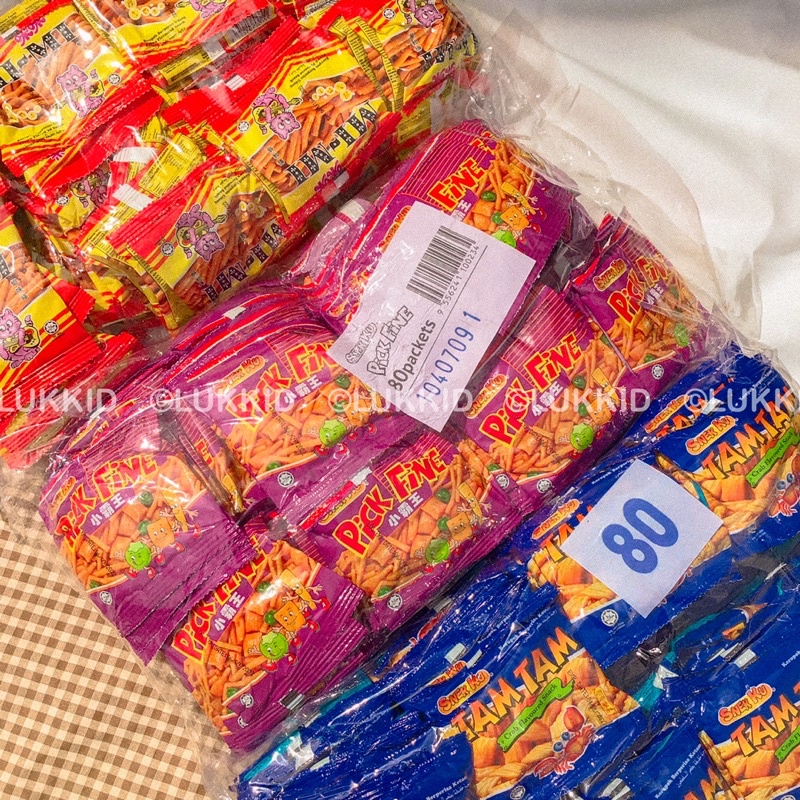 SNEK KU : Pick Fine / Tam Tam / Mi Mi ขนมขาไก่ จากมาเลเซีย ซองใหญ่ 50 ...