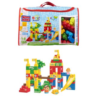 ตัวต่อเสริมสร้างจินตนาการเด็ก Mega Bloks School House Dufflle Bag จำนวน 150 ชิ้น