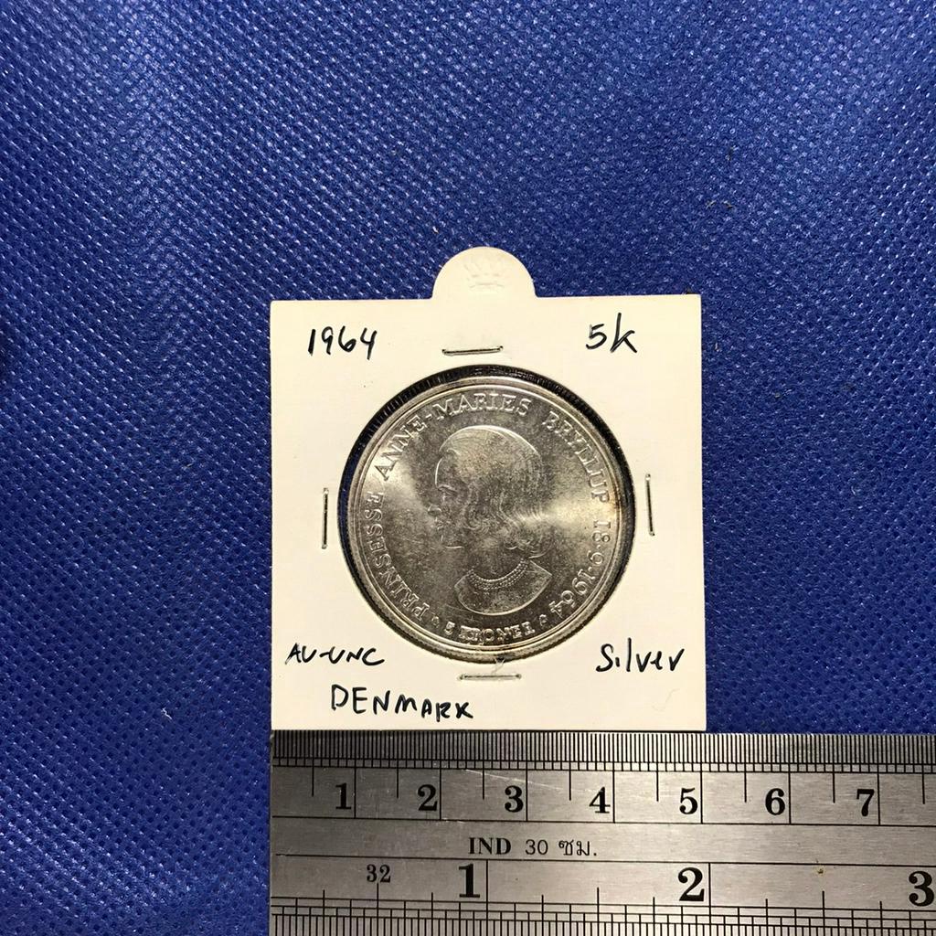no-60042-เหรียญเงิน-ปี1964-denmark-เดนมาร์ก-5-kroner-เหรียญสะสม-เหรียญต่างประเทศ-เหรียญเก่า-หายาก-ราคาถูก