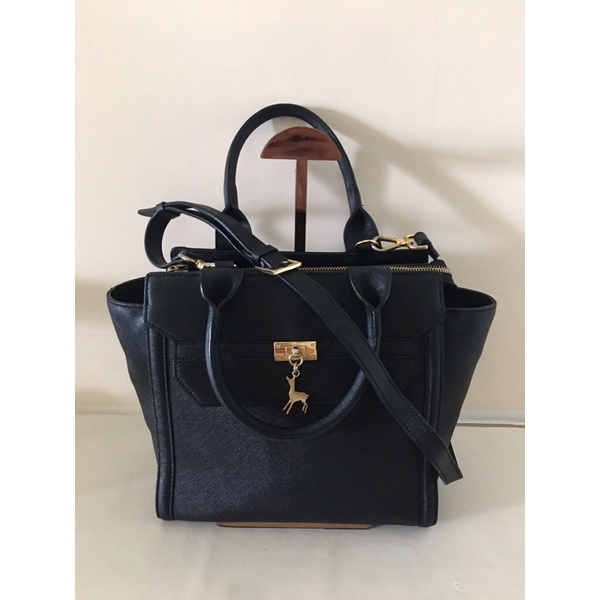 BLACK MARTINE SITBON PARIS TOTE BAG