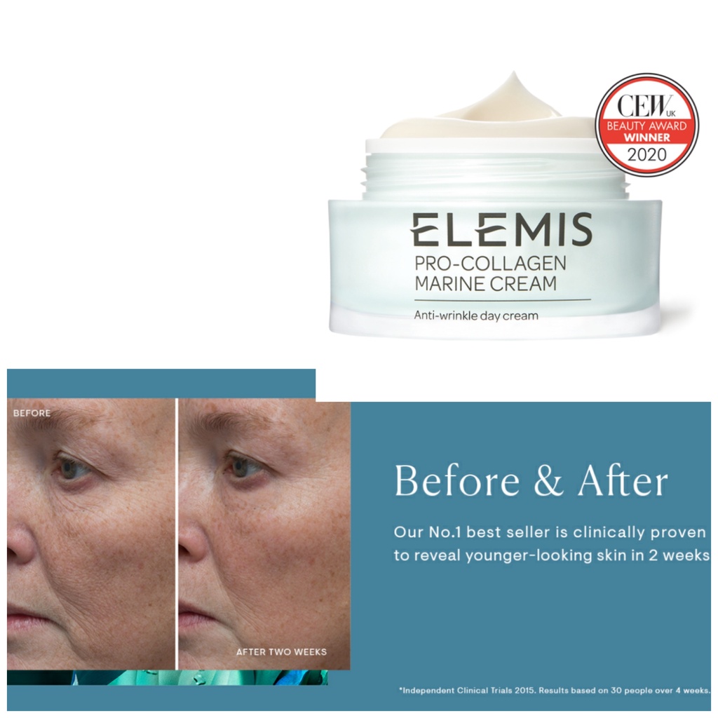 Pre-order] Elemis Pro-Collagen Marine Cream 50 ml | Shopee Thailand