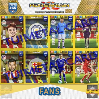 ภาพหน้าปกสินค้าPANINI FIFA 365 ADRENALYN XL 2020 FANS การ์ดสะสมฟุตบอล Football Trading Card ที่เกี่ยวข้อง