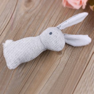 SHIBUITH ตุ๊กตากระต่าย น่ารักๆ เขย่ามีเสียงกรุ๊งกริ๊ง ช่วยกระตุ้นพัฒนาการทารก ขนาด 20 cm ราคา 39 บาท