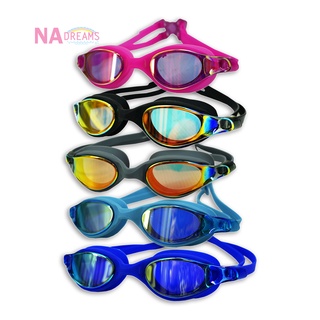 สินค้า NA Dreams แว่นตาว่ายน้ำ แว่นตา กันฝ้า กันUV พร้อมกล่อง แว่นว่ายน้ำ แว่นตากันน้ำ แว่นกันน้ำ Swimming Goggle