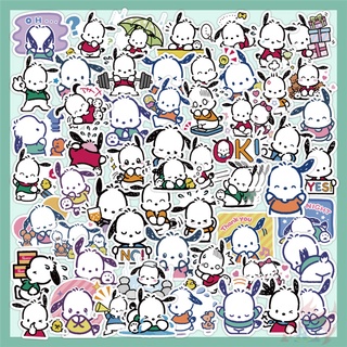 56 ชิ้น / ชุด ☆ สติกเกอร์ Pochacco ☆ สติกเกอร์ Doodle แฟชั่น กันน้ํา DIY