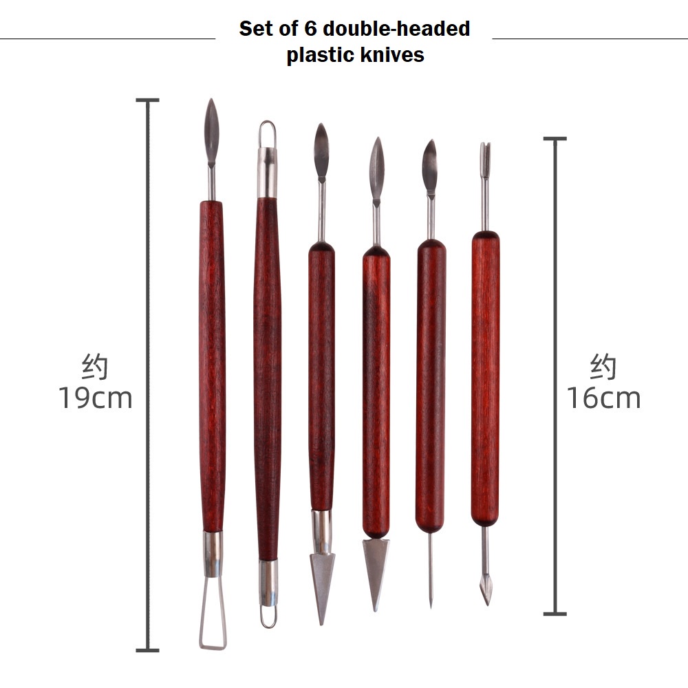 เครื่องมือปั้น11ชิ้น-ใช้ปั้นดินเหนียว-งานเครื่องปั้นดินเผา-สร้างโมเดล-ดินน้ำมัน-แกะสลักไม้-แกะโฟม-โพลิเมอร์-เซรามิค-แป้ง