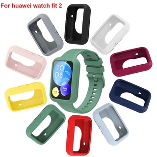 ภาพหน้าปกสินค้าเคสซิลิโคน ป้องกันหน้าจอ อุปกรณ์เสริม สําหรับ Huawei Watch Fit 2 Fit2 ซึ่งคุณอาจชอบสินค้านี้
