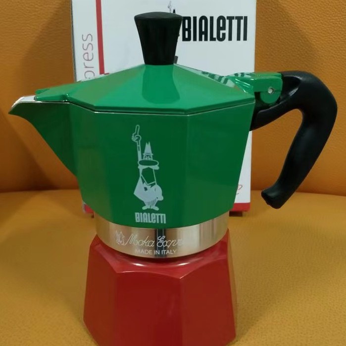 ภาพหน้าปกสินค้าBIALETTI Moka Express Italy 3cups หม้อต้ม กาแฟ POT ขนาด 3 ถ้วย 100% Moka Pot จากร้าน ilovebialetti บน Shopee