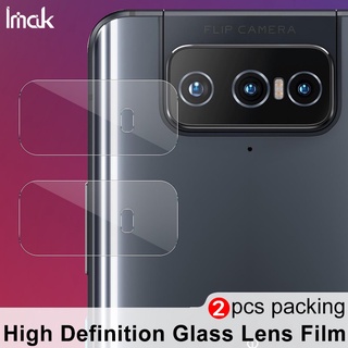 Original iMak ASUS Zenfone 7 ZS670KS Camera Lens Film Zenfone7 Pro ZS671KS Tempered Glass HD Clear Screen Protector
