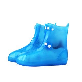 รองเท้าเด็กครอบคลุมกันน้ำกันลื่นรองเท้าฝนครอบคลุมหนาสวมใส่ทนชายและหญิงเด็กซิลิโคนฝนฝนรองเท้าฝน