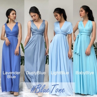 ภาพหน้าปกสินค้า#Blue Tone Infinity dress อินฟินิตี้เดรส ชุดออกงาน ชุดราตรี ชุดเพื่อนเจ้าสาว BY INCHESTYLE ซึ่งคุณอาจชอบราคาและรีวิวของสินค้านี้