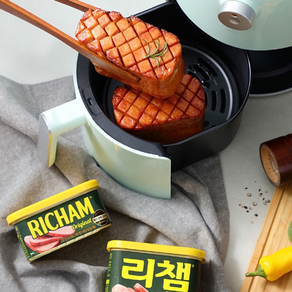Dongwon Richam แฮมกระป๋อง สูตรเค็มน้อย 340 g. | Shopee Thailand