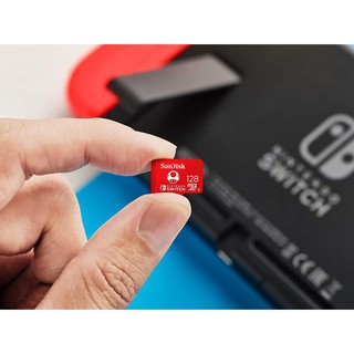 ภาพขนาดย่อของภาพหน้าปกสินค้าSanDisk microSDXC for the Nintendo Switch 128GB ลายมาริโอ้ (SDSQXAO-128G-GN3ZN, Mario) จากร้าน sandisk_thailand_officialshop บน Shopee ภาพที่ 4