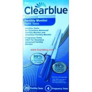 แถบตรวจสำหรับเครื่องตรวจสอบภาวะการเจริญพันธุ์ Clearblue