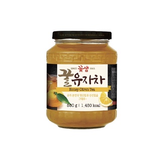 [ของแท้] 꿀유자차 KOTSAM Honey Citron Tea (ชาส้มผสมน้ำผึ้งเกาหลี) 580g