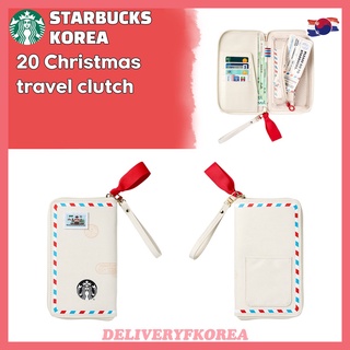 【 Starbucks 】Starbucks Korea 2020 Christmas travel clutch