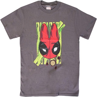 【🔥🔥】100%cotton เสื้อยืดผู้ชาย Deadpool Labbit Charcoal T-Shirt L men เสื้อ ยืด ผู้ชาย คอกลม โอเวอร์ ไซส์