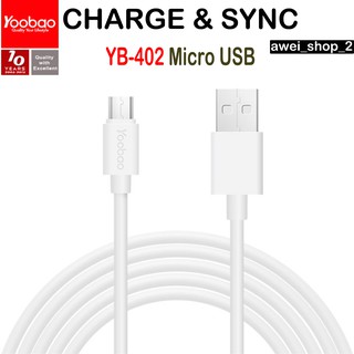 (ของแท้) Yoobao YB-402 300Cm Micro USB Charge&Transfer Data