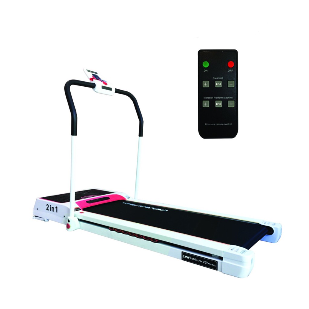 treadmill-north-fitness-twin-2-in-1-pink-ลู่วิ่งไฟฟ้า