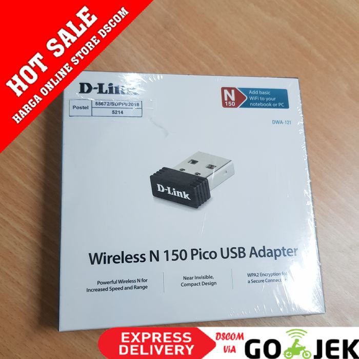 ยูเอสบีไวไฟ-d-link-dwa-121-n150-wireless-pico-usb-adapter-อุปกรณ์รับสัญญาณไวไฟ-wifi-ยูเอสบี-network-salestore