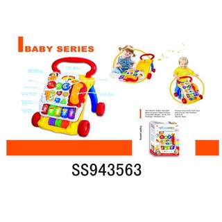 ภาพขนาดย่อของภาพหน้าปกสินค้ารถผลักเดินดนตรี (Music baby walker) จากร้าน watphai บน Shopee