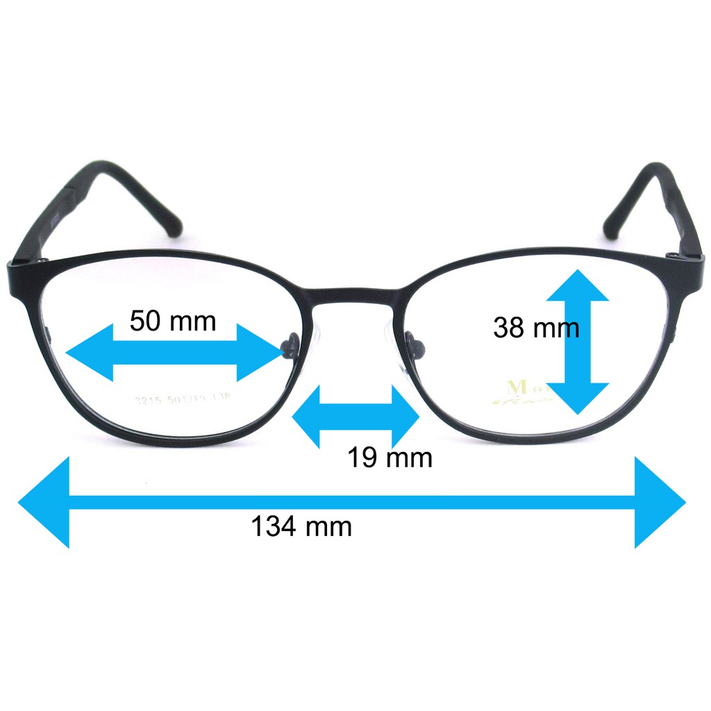 moris-แว่นตา-รุ่น-3215-สีดำ-กรอบแว่นตา-สำหรับตัดเลนส์-วัสดุ-สแตนเลสสตีล-ขาข้อต่อ