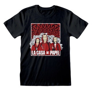 เสื้อยืด พิมพ์ลาย La Casa De Papel สําหรับผู้ชาย