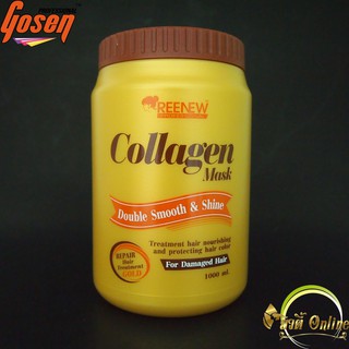 รีนิว คอลลาเจน มาส์ก ดับเบิ้ล สมูท แอนด์ ชายน์ Reenew Collagen Mask Double Smooth &amp; Shine 1000 ml