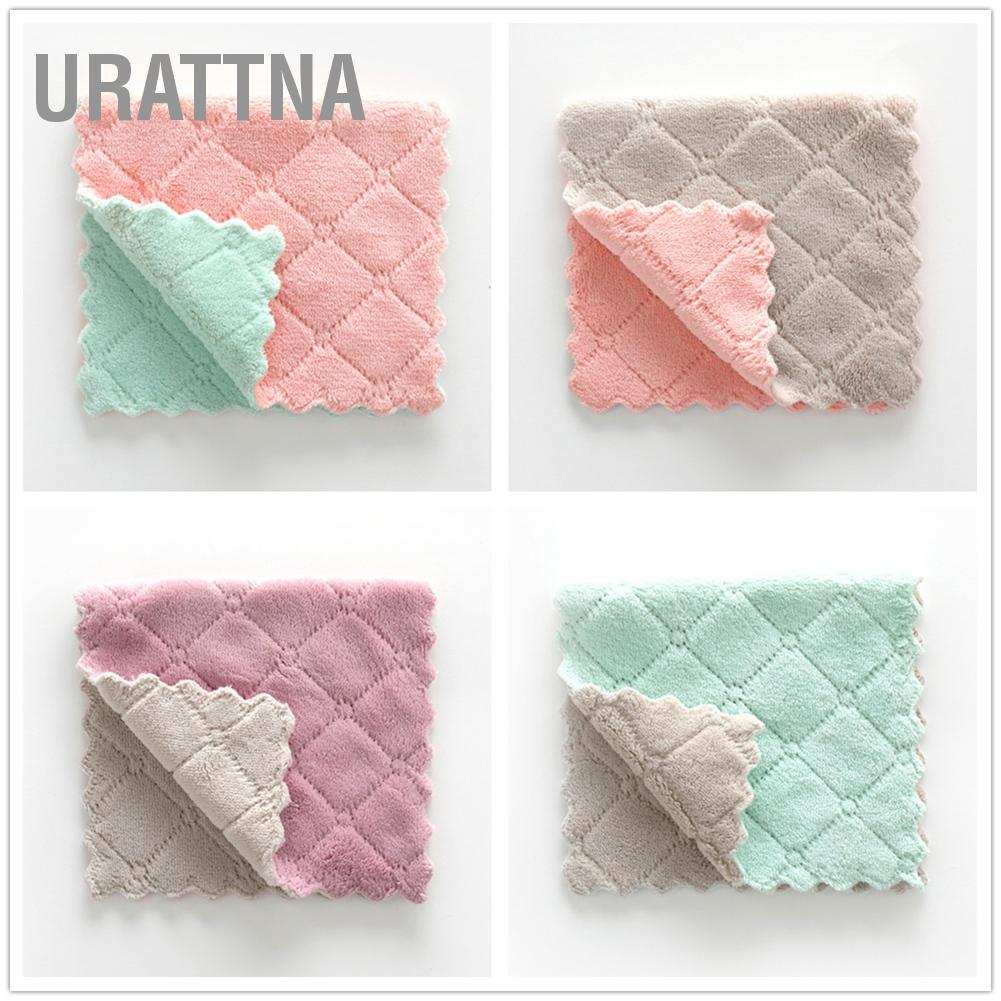 urattna-ผ้าไมโครไฟเบอร์ทำความสะอาด-ผ้าหนานุ่ม-ผ้าเช็ดมือ-สำหรับห้องครัว