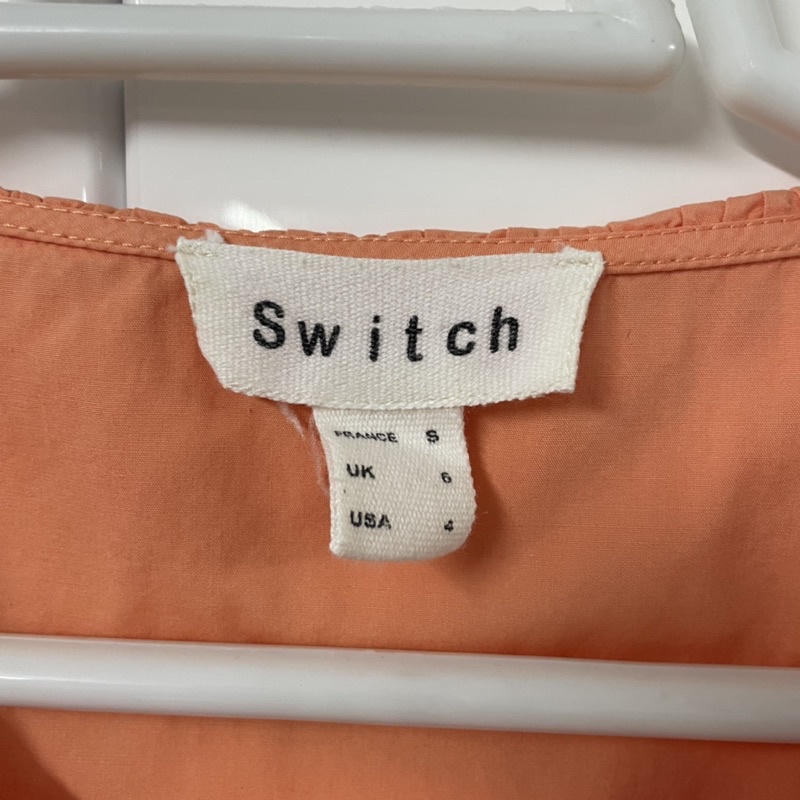 เสื้อแบรนด์-switch-s-มือสอง-เสื้อสีส้มนมๆน่ารัก