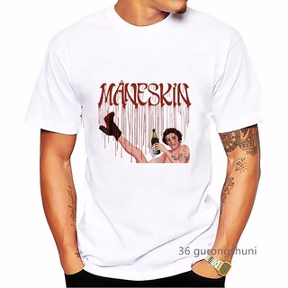 เสื้อยืดโอเวอร์ไซส์เสื้อยืดลําลอง สําหรับผู้ชาย แขนสั้น คอกลม พิมพ์ลาย Damiano David โอเวอร์ไซซ์ 2022S-4XL