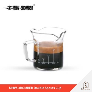 MHW-3BOMBER Double Spouts Cup แก้วตวงกาแฟปากคู่ ขนาด 80 ml.